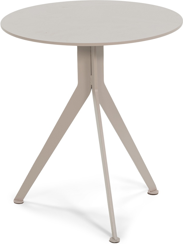 Udendørs sidebord Spinder Design Daley Ø38×H38 cm stål taupe