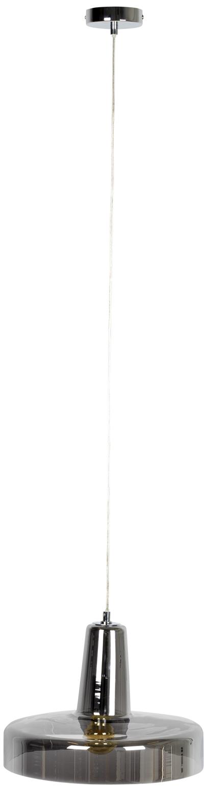 Pendellampe Studio White Anshin mørkegrå glas Ø35 H175 cm E27 dæmpbar