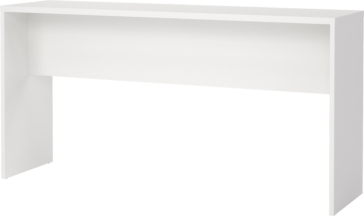 Tillægsbord Vesterholm Formé til skrivebord 150x40 cm hvid spånplade FSC