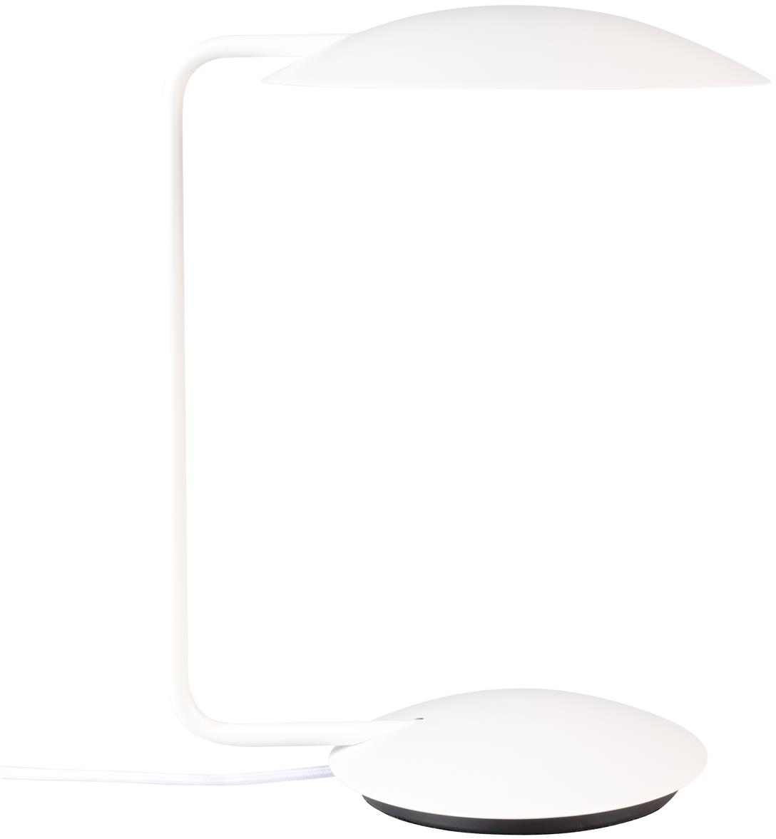 Bordlampe Zuiver Pixie offwhite jern rund Ø30 H38,5 cm G9 minimalistisk design