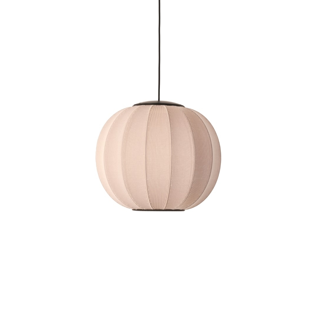 Knit-Wit 45 LED Round Pendel Sand Stone - Made By Hand