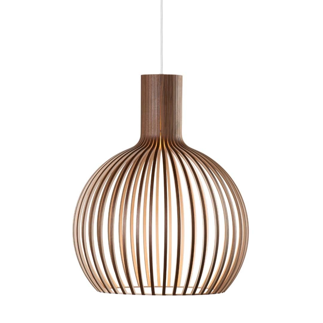 Octo 4241 Mini Pendel Valnød (3 m ledning) - Så længe lager haves - Secto Design