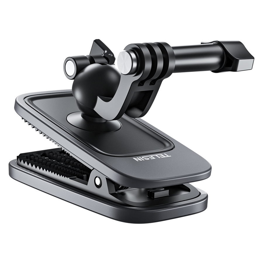 Telesin Rygsæk-klipsbeslag, Magnetisk & 360° roterbar til action kamera