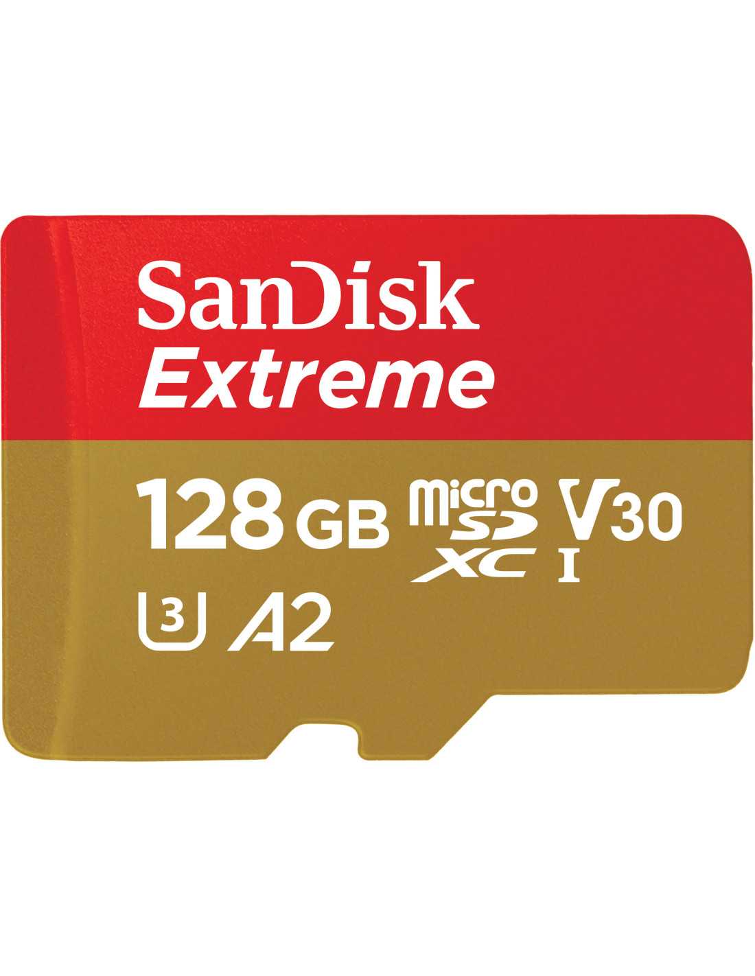 SANDISK MicroSDXC Extreme 128GB 160/90MB/s A2 C10 V30 UHS-I U3