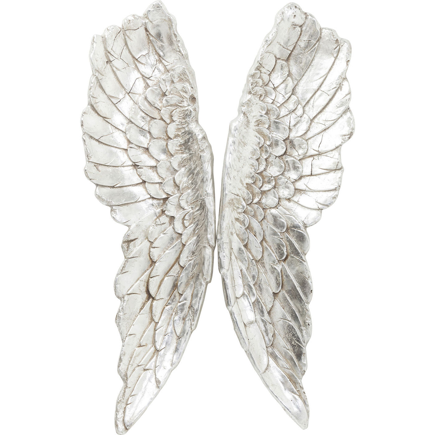 KARE DESIGN Angel Wings vægdekoration - sølv polyresin (106x61)