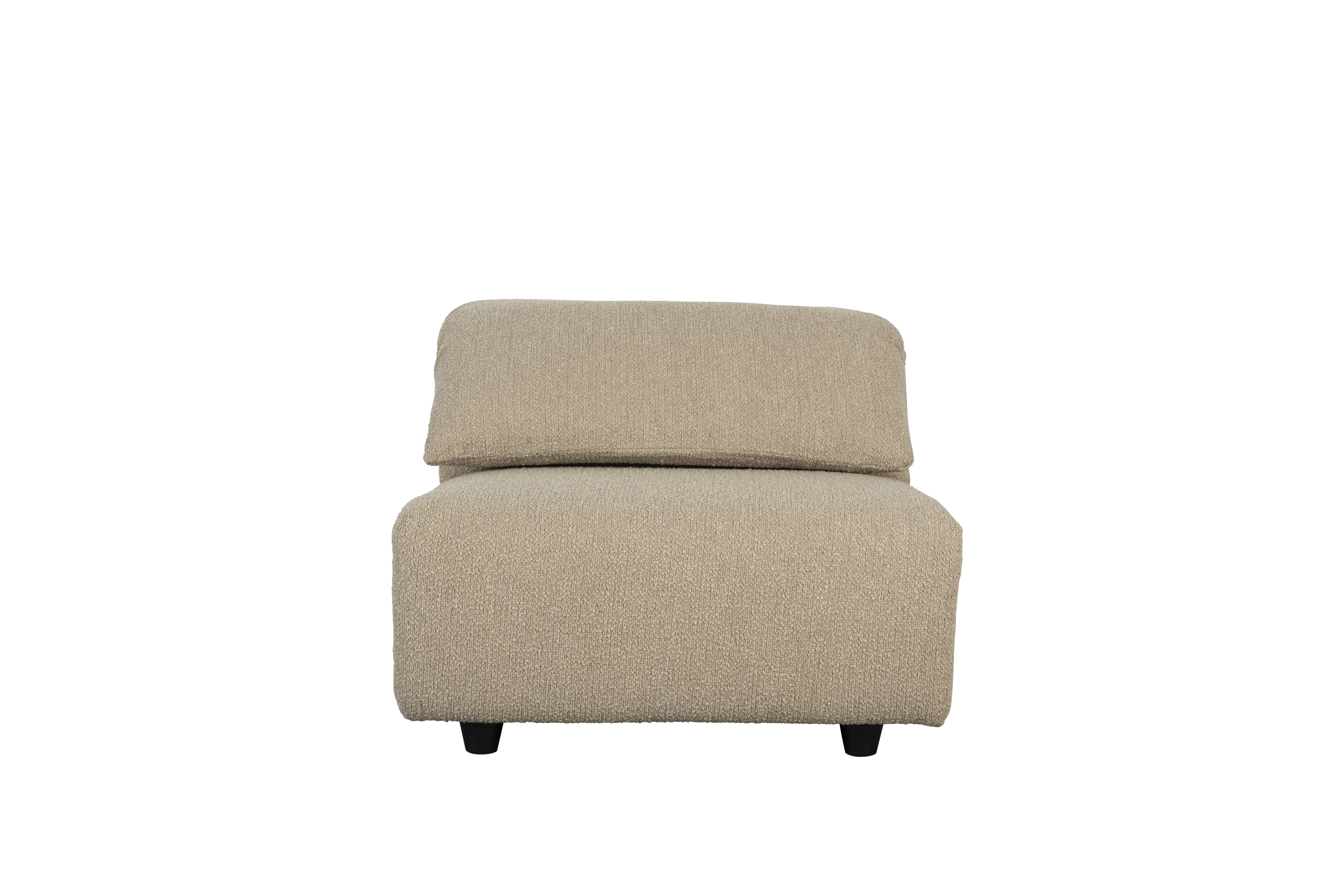 ZUIVER Wings Loveseat, m. foldbar nakkestøtte - caramel brun polyester og plast