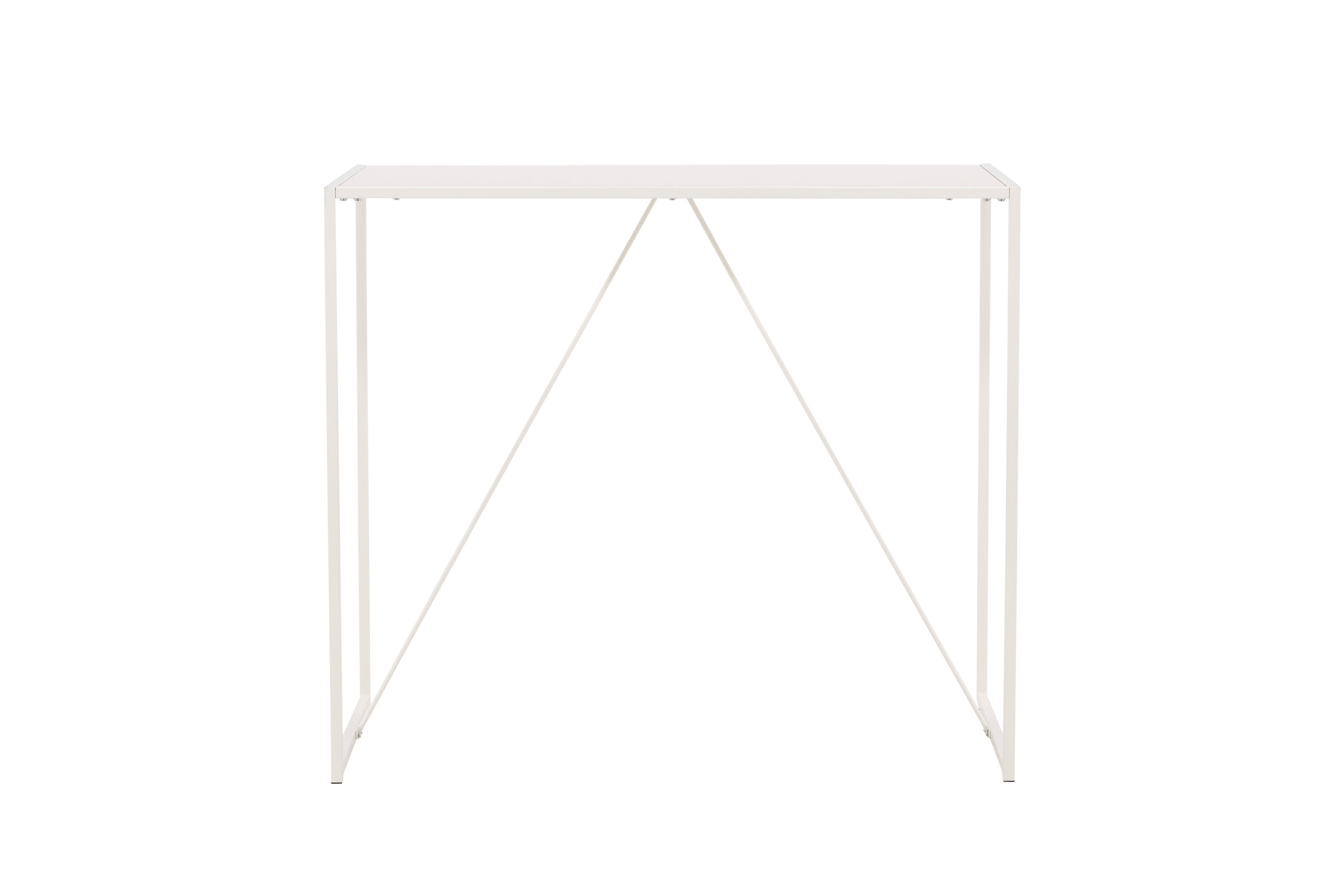 VENTURE DESIGN Brea barbord, rektangulær - beige MDF og stål (60x120)