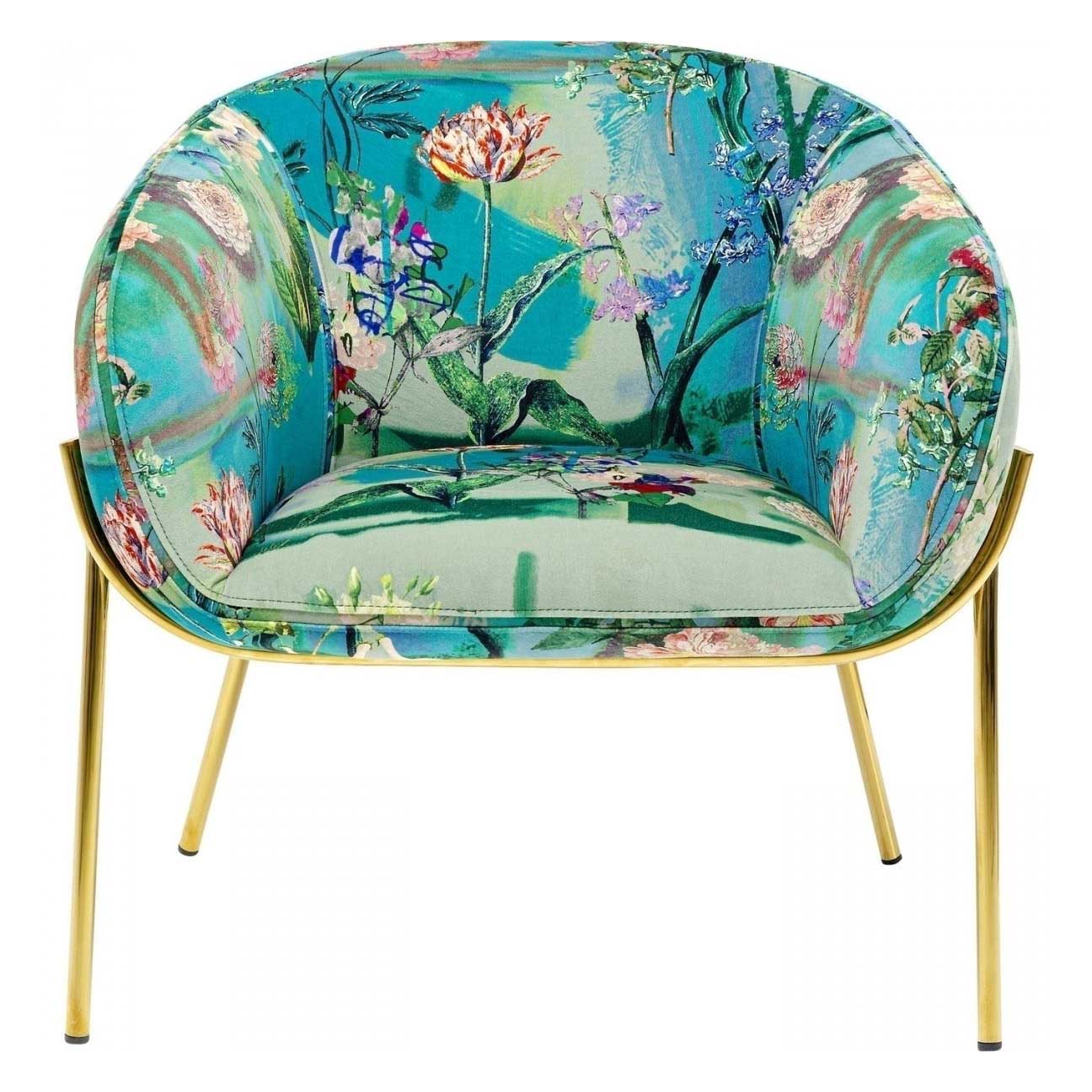 KARE DESIGN Paradise lænestol, m. armlæn - multifarvet polyester og stål