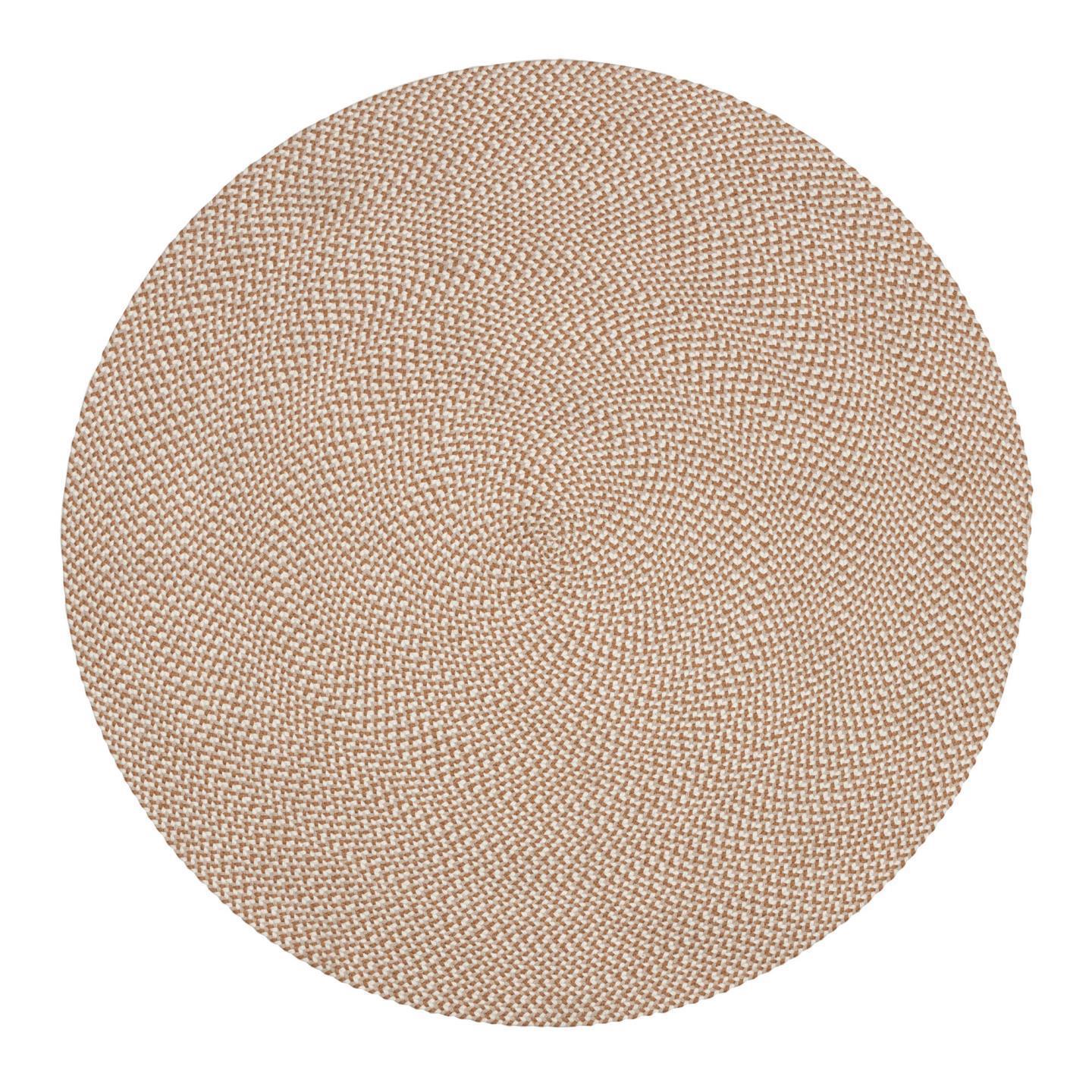 KAVE HOME Rodhe gulvtæppe, rund - beige 100% PET (Ø150)