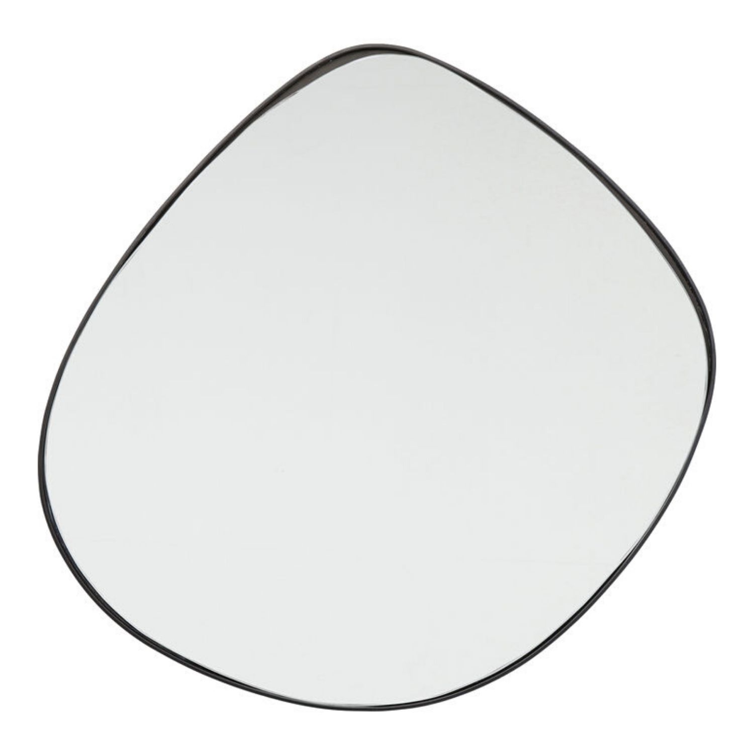 KARE DESIGN asymmetrisk Göteborg vægspejl - spejlglas og sort stål