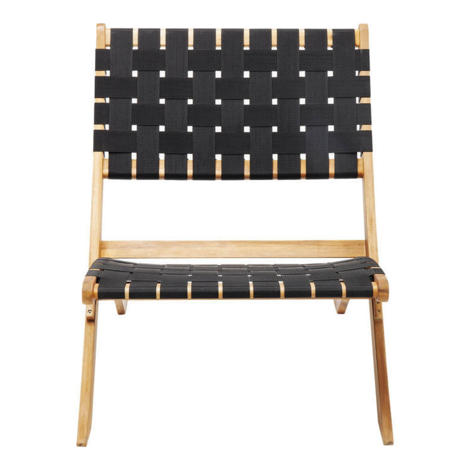 KARE DESIGN Ipanema foldestol - natur/sort akacietræ/nylon