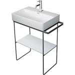 Duravit DuraSquare gulvkonsol 665x381mm gulvst. sort mat metal t/600mm komp. DuraSquare