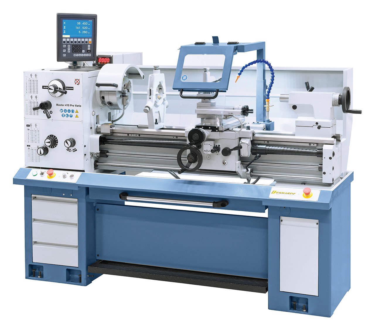 Metal drejebænk Master 410 Pro Vario inkl. 3-akset digital - 3x400V