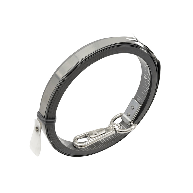 Løst bånd til Tankbåndmål 30M i rustfrit stål med med mm/tommer graduering