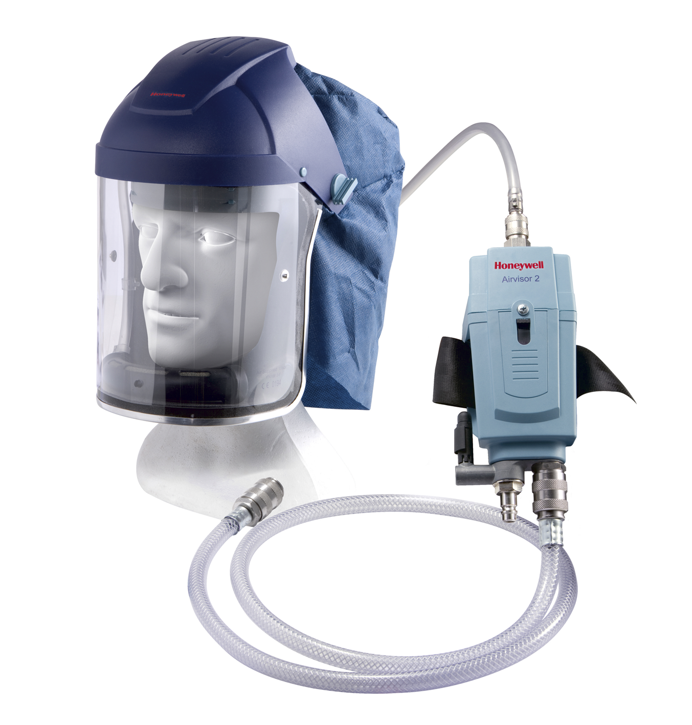 Trykluftskærm HSP Airvisor2, Industrisæt, DAVK-0004E-DAC