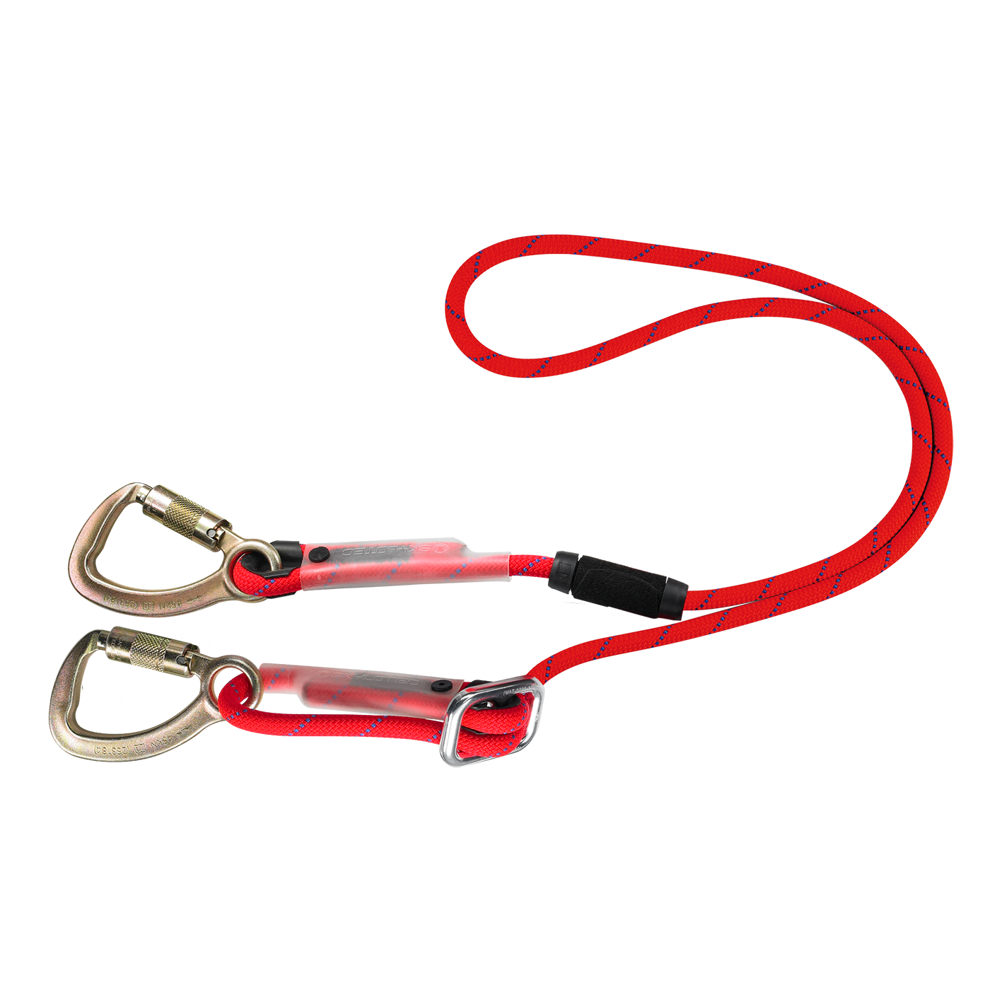 Støttetov Skylotec Atlas SK12 justerbar, ø12mm, med 2x Kobra karabin, 2m