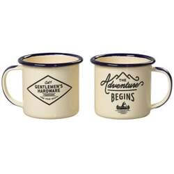 Gentlemen's Hardware Double Espresso Set The Adventure Begins Emaljekrus - 2 stk.